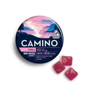 camino bliss gummies 100mg delta 9 thc – wild berry