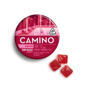 camino bliss gummies 100mg delta 9 thc – wild cherry