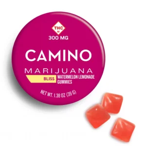 camino bliss gummies 300mg – watermelon lemonade